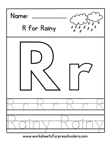 Weather Word Worksheet