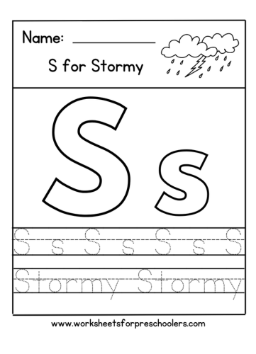 Weather Word Worksheet