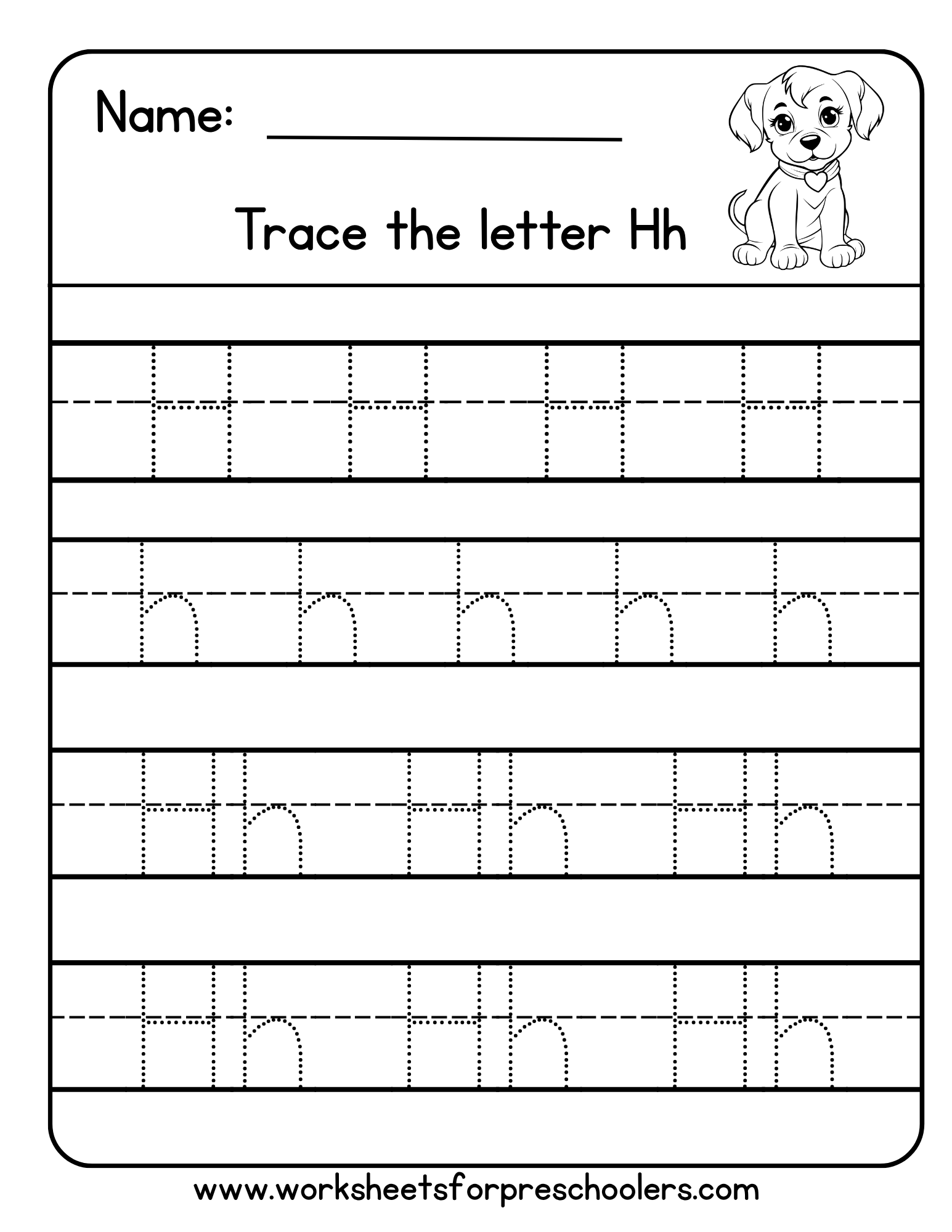 Letter I Tracing Worksheet