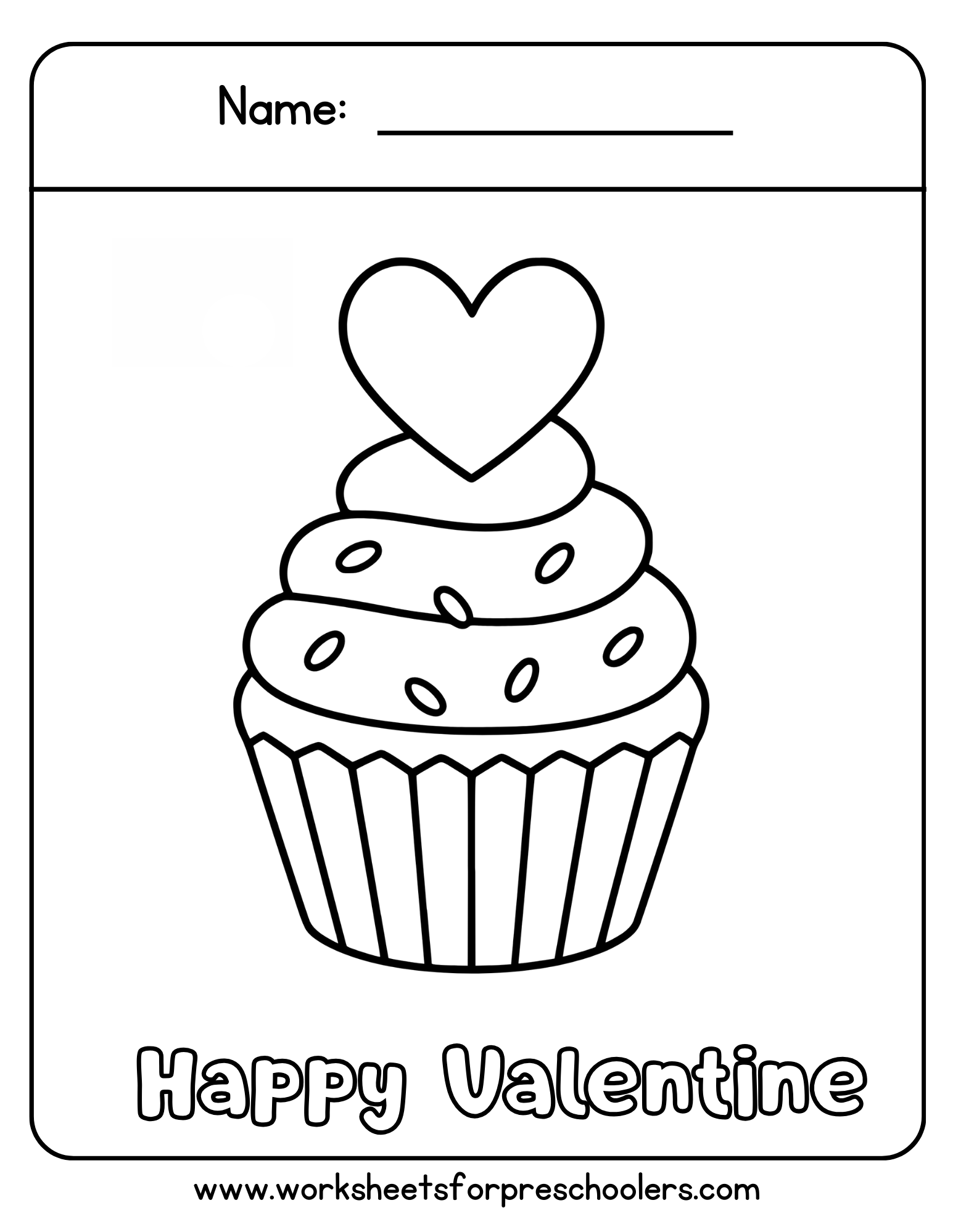 Valentine Cupcake