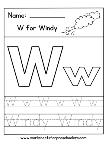 W for Windy