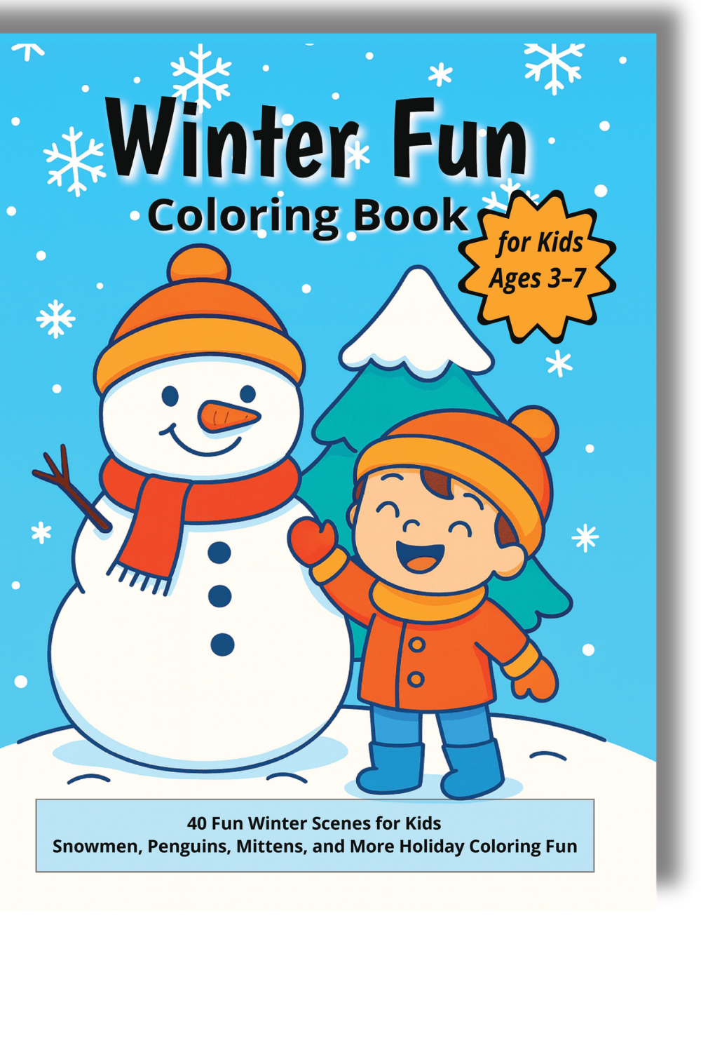 Winter Fun Coloring Book