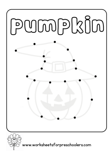 Connect the Dots Pumpkin