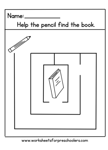 MAtching Letters to pictures worksheet